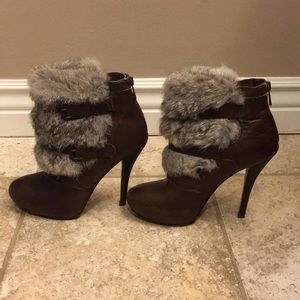 Dolce Vita Tatum Leather Rabbit Fur Boots